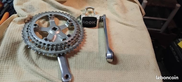 Pédalier Vélo Alliage 170 Mm - 50/34 Dents