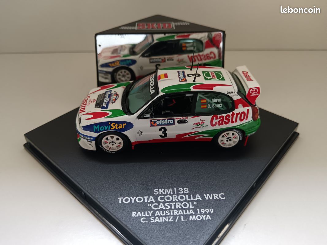 Skid Vitesse 1/43 - Toyota Corolla WRC Acropolis Rally 1998 Sainz - Occasion