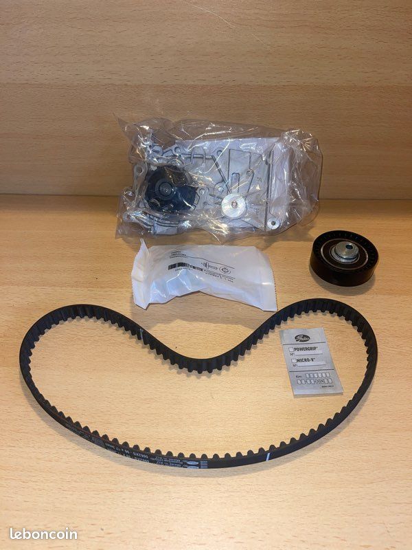 Kit Courroie Distribution GATES PowerGrip + Pompe À Eau KP15497XS - Compatibilité Premium