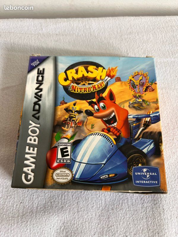 Crash Nitro Kart – Nintendo Game Boy Advance – boîte + notices (image 6)