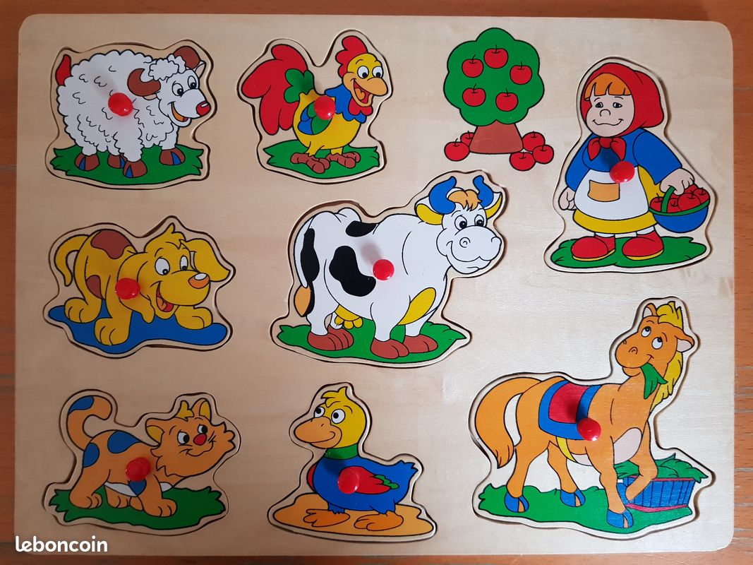 Puzzle en bois : Les Animaux de la Ferme (image 3)