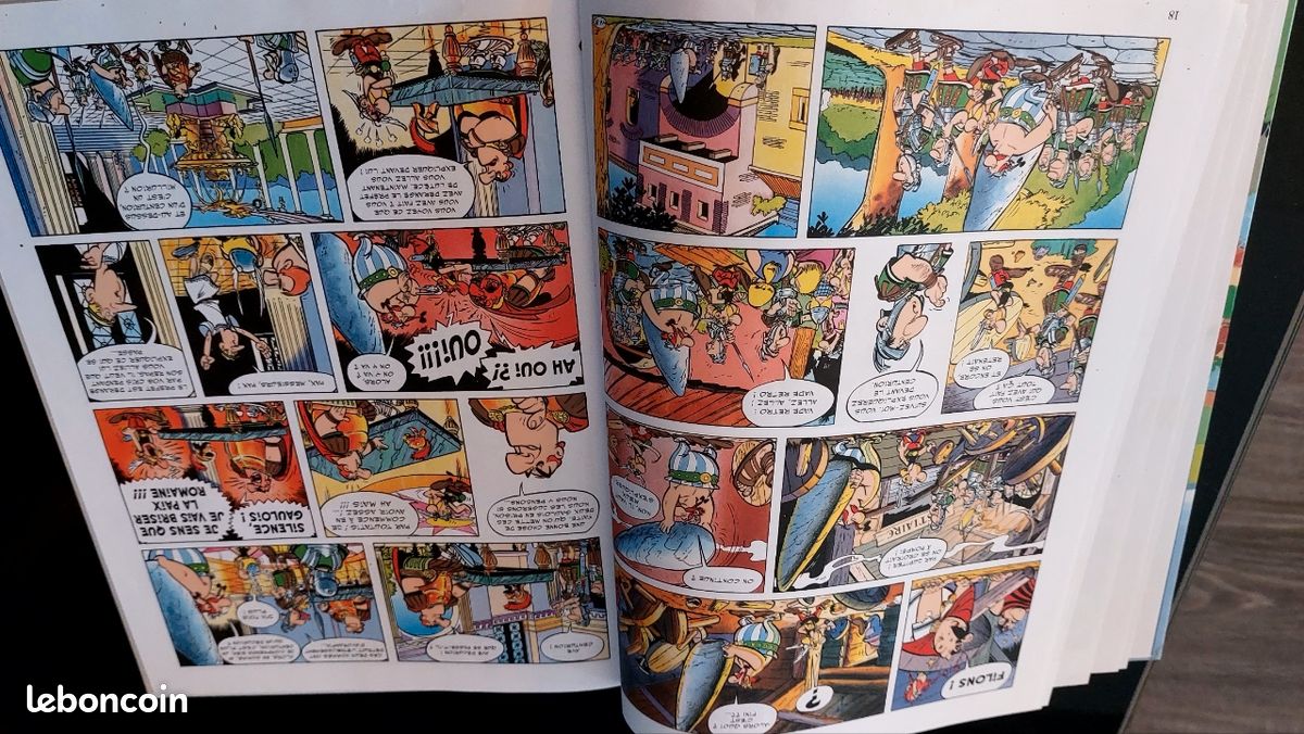 Livre asterix " la serpe d or " année 1982 dessin de uderzo et textes de goscinny editeur hachette (image 5)