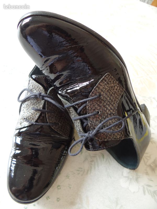 Chaussures (richelieu) Karston en cuir Pt 39 en bon état (image 2)