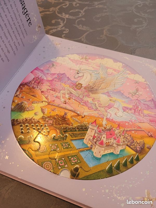 Livre puzzle "Le Monde merveilleux des Licornes" (image 5)