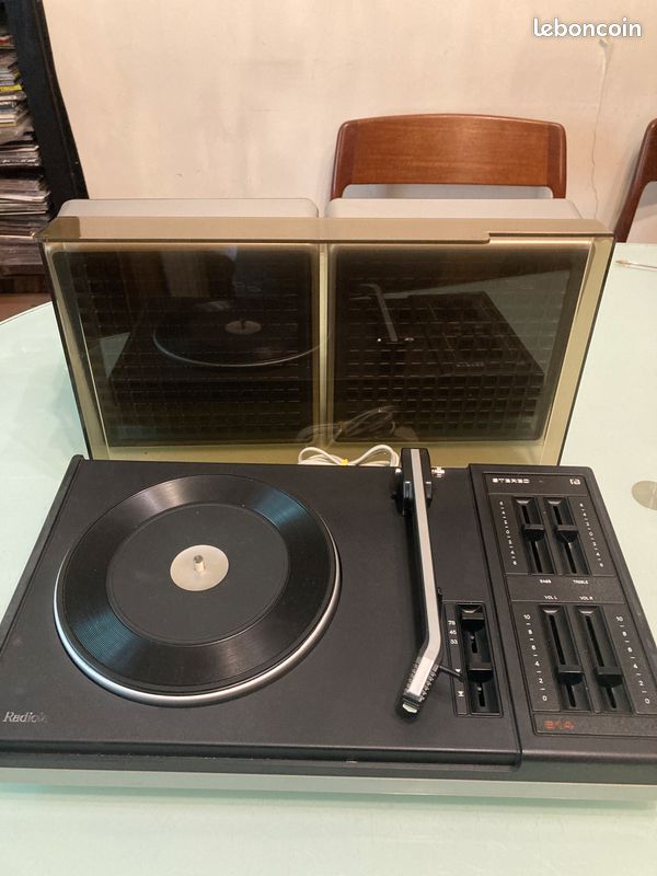 Tourne-Disque, Platine Vinyle Vintage à entraînement par Courroie à 3