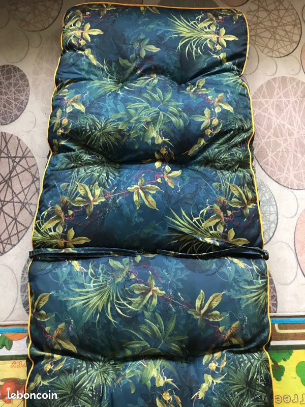 Coussin Chaise Longue HOBBYGARDEN Hugo - Imperméable, Extérieur, 55x123cm, 11 Couleurs Au Choix