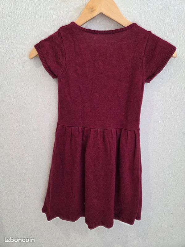 Robe Jacadi fille 6 ans Bordeaux (image 2)