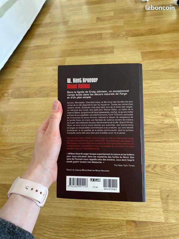 W.Kent Krueger - Blood Hollow : polar / policier / roman écolo (image 6)