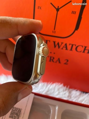 Ultra Smartwatch avec étui de protection, 7 bracelets de montre, écran circulaire Amoled, surveillance ECG, 2.2HD, nouveau (image 3)