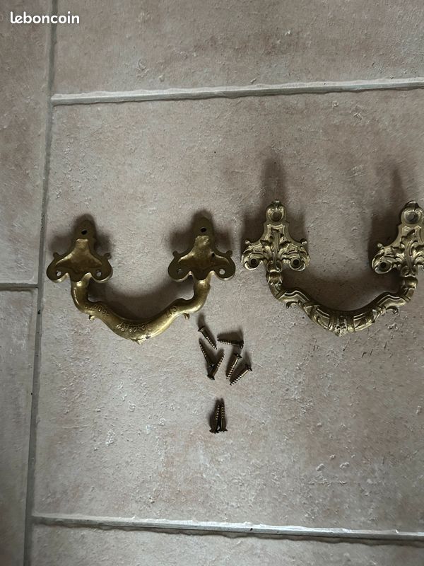 Poignées de piano en bronze ancien (image 2)