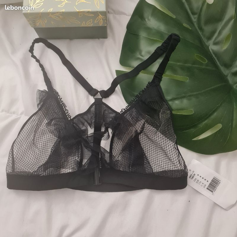 Soutien-gorge Chantal Thomass Modèle Malicieuse - Taille 90B - Couleur Marron Glacé - Neuf Avec étiquettes