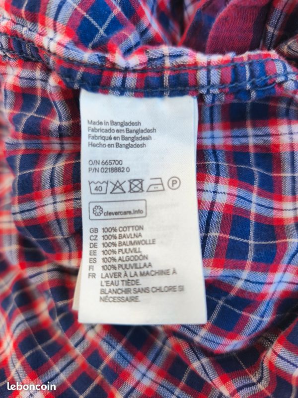 Chemise à carreaux H&M (image 6)