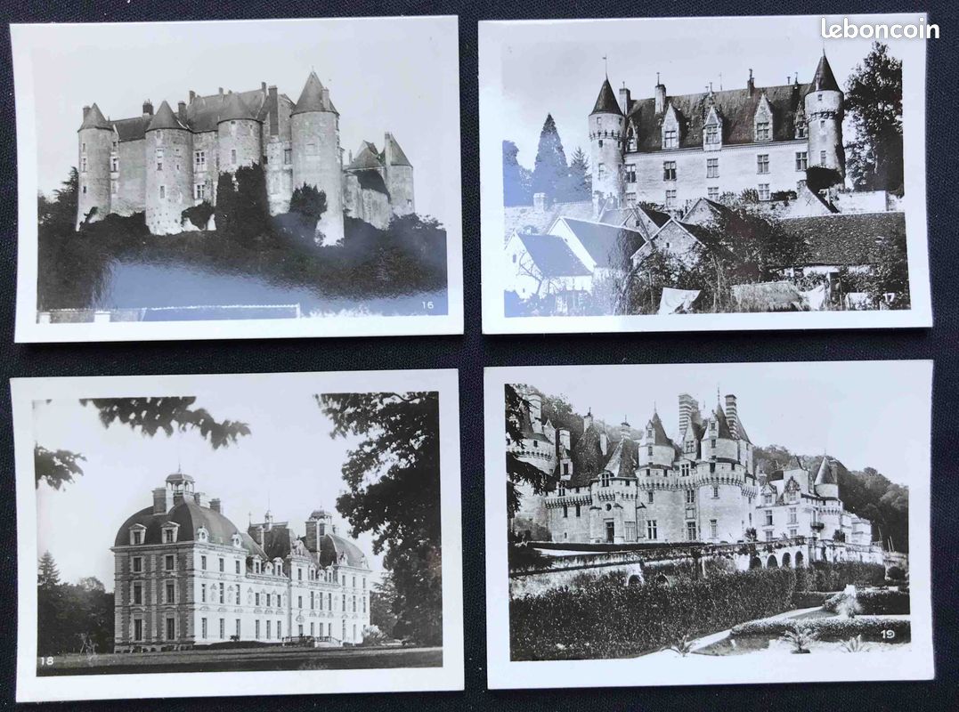 🗺* Carte Postale * livret de 20 MINI-CARTES ®1950' Les Châteaux de la Loire (image 5)