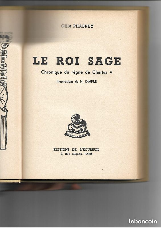Le roi sage Charles V par Gille Phabrey chronique du règne du Roi Charles V , roi de France (image 2)