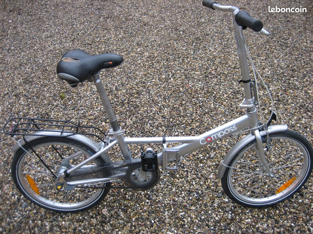 Vélo pliable COMPASS alu 3V Roues 20P (image 1)