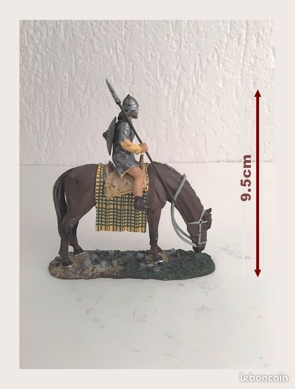 Soldat de plomb figurine cavalier Picte, VIII siècles du moyen âge (image 4)