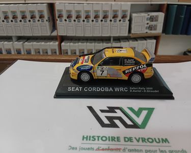 SEAT CORDOBA WRC N°8 SAFARI RALLYE 2000 GARDEMEISTER VITESSE SKM163 1:43 Abd