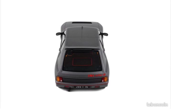 Ottomobile G091 Peugeot 205 T16 Série 200 - Gris Winchester - 1984 - Échelle 1/12