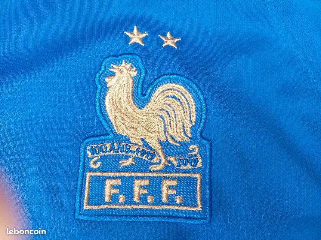Centenaire Maillot Equipe De France Manches Longues Manche Longue