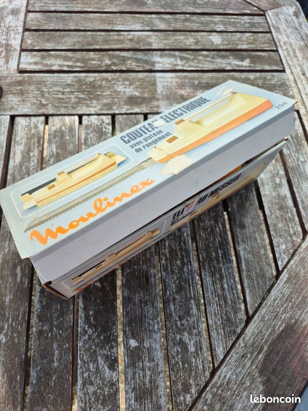 Couteau électrique « Moulinex » Vintage - Électroménager
