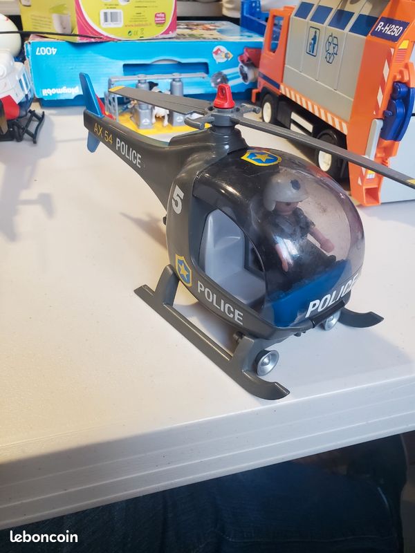Hélicoptère police playmobil (image 2)