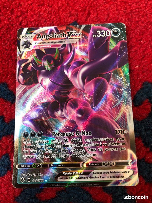 1 Carte Pokémon V-max (image 1)