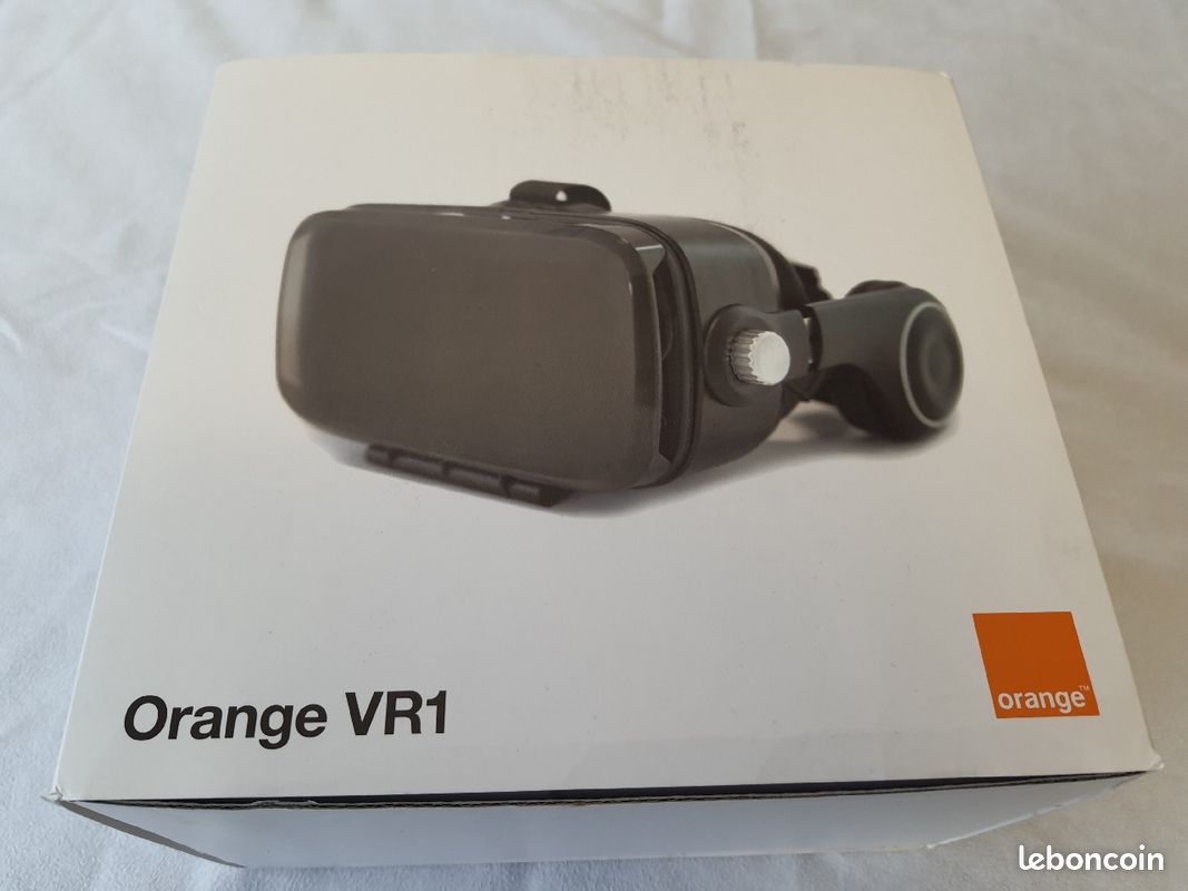 Casque de réalité virtuelle orange VR1 (image 1)