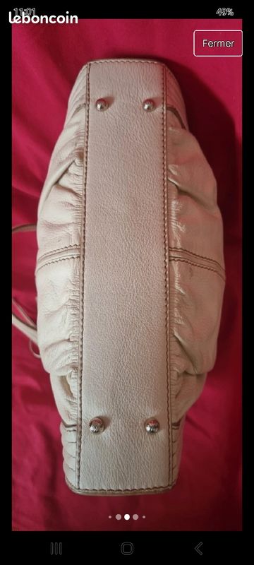 Sac lancel en cuir souple Tonelle très chic et glamour, voir mes autres ventes 🌹 (image 3)