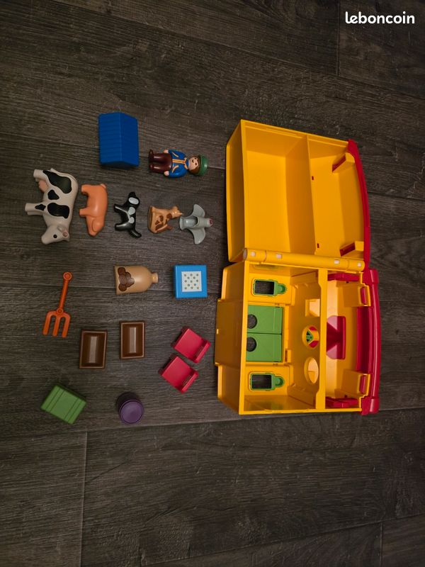 Playmobil 1.2.3 6962 Ferme transportable (image 2)