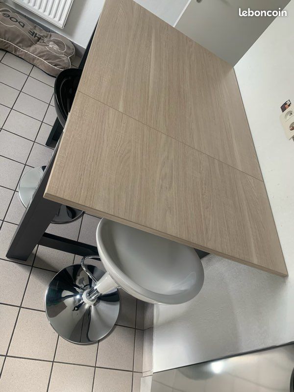 Table mange debout et 4 tabourets haut (image 3)