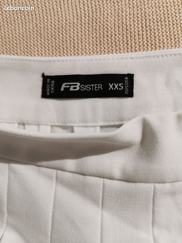 Jupe Femme EP New York - Bi-stretch, Blanche, Taille XS - Neuf Avec étiquette - Pour Golf, Tennis