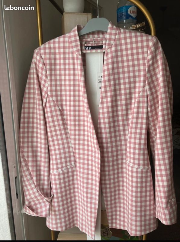 Veste Blazer Femme Rouge, Taille 34, Neuf Avec étiquettes - Marque Blazer