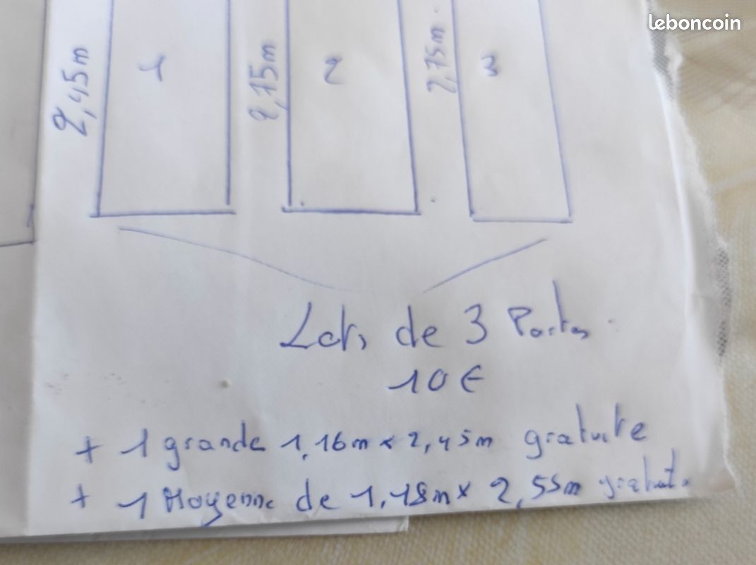 Lot de 4 portes coulissantes avec rails (image 6)