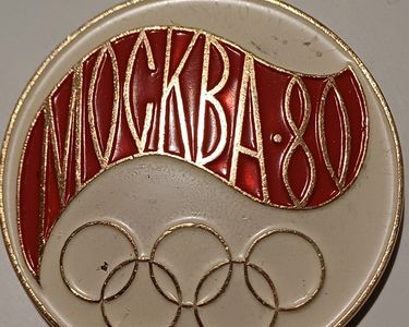 Épingle Vintage Olympique Moscou 1980 - Mascotte Misha