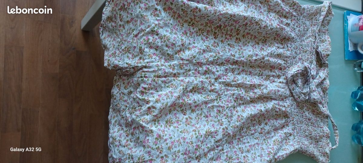 Combinaison short fleuri marque mim (image 3)