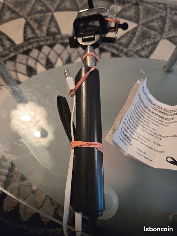 Perche télescopique Bluetooth réglable (image 3)