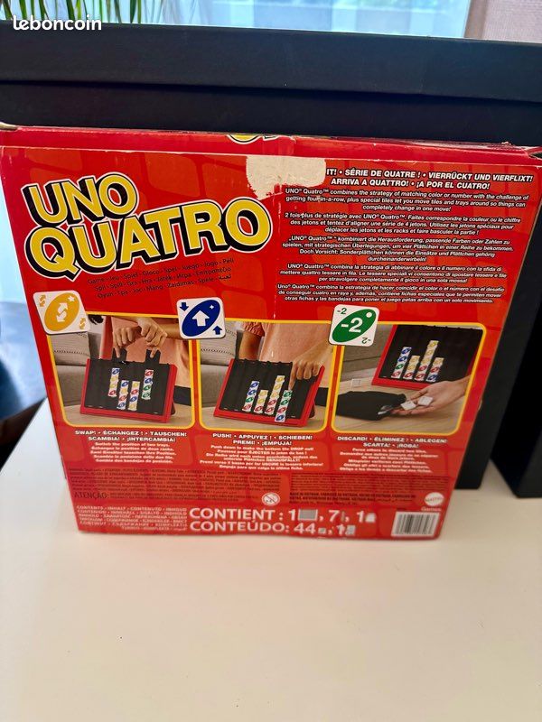 Jeu uno quatro Mattel (image 2)