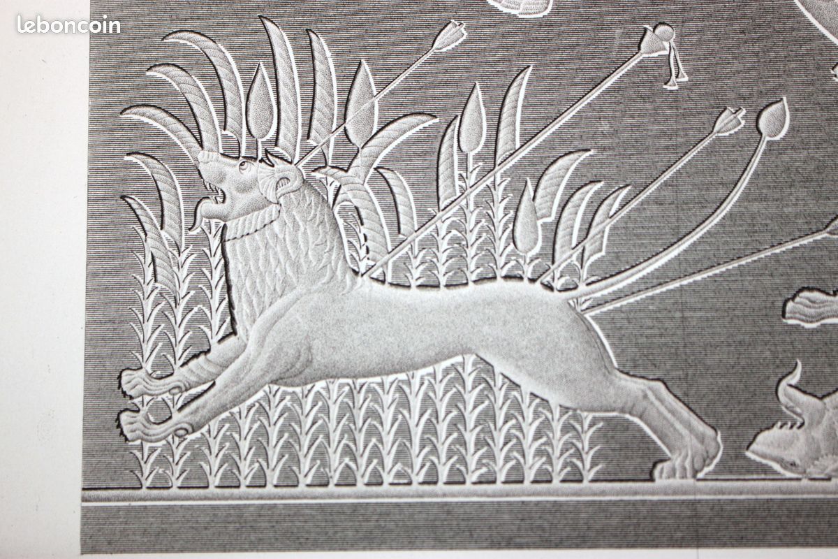 Gravure. Temple de Medynet-Abou à Thèbes Chalcographie du Louvre (image 3)