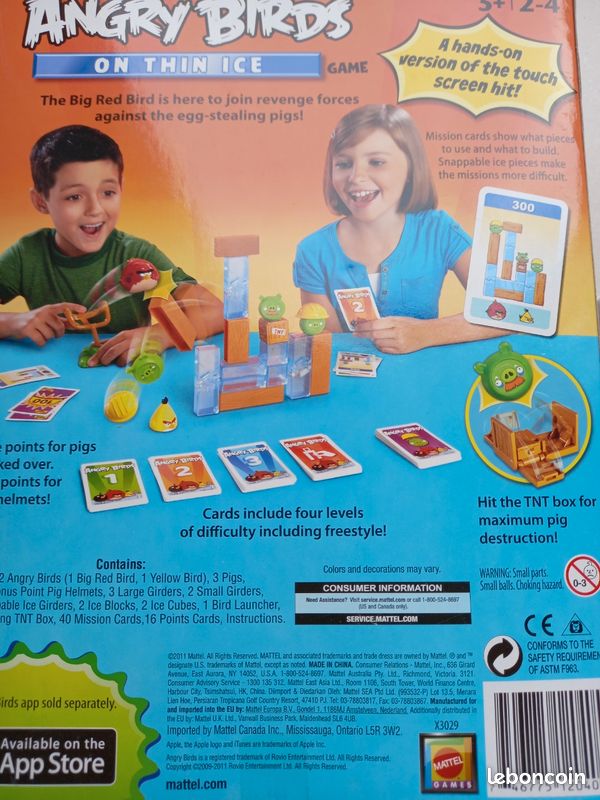 Jeu de société Angry birds état neuf (image 3)