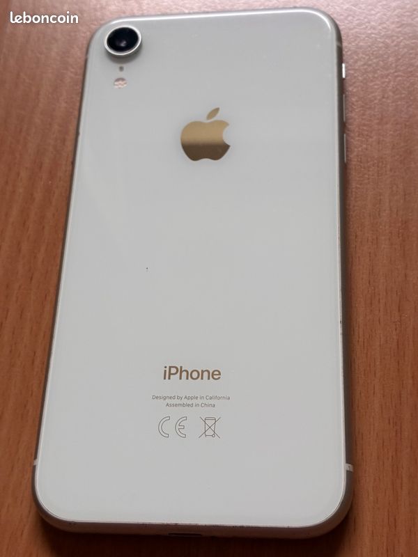 Apple iPhone XR 64 Go – Blanc – Bon état – Boîte + facture Apple (image 5)