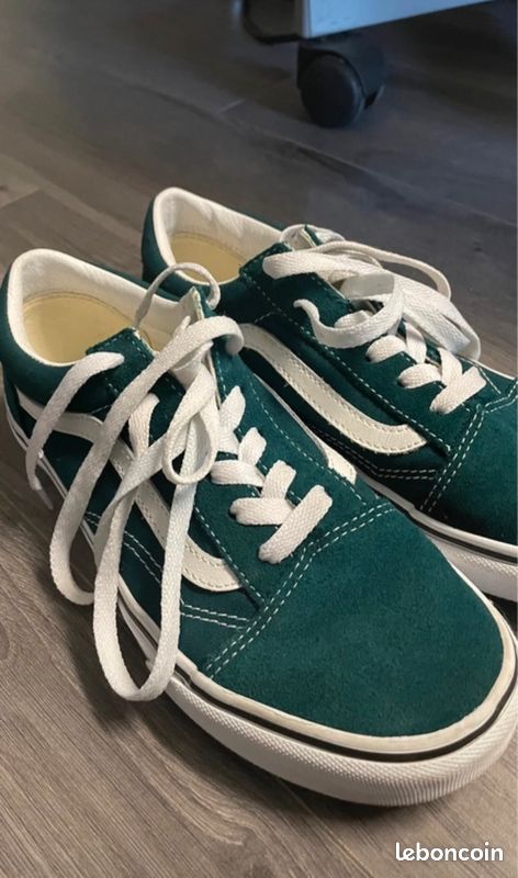 Vans verte basse (image 1)