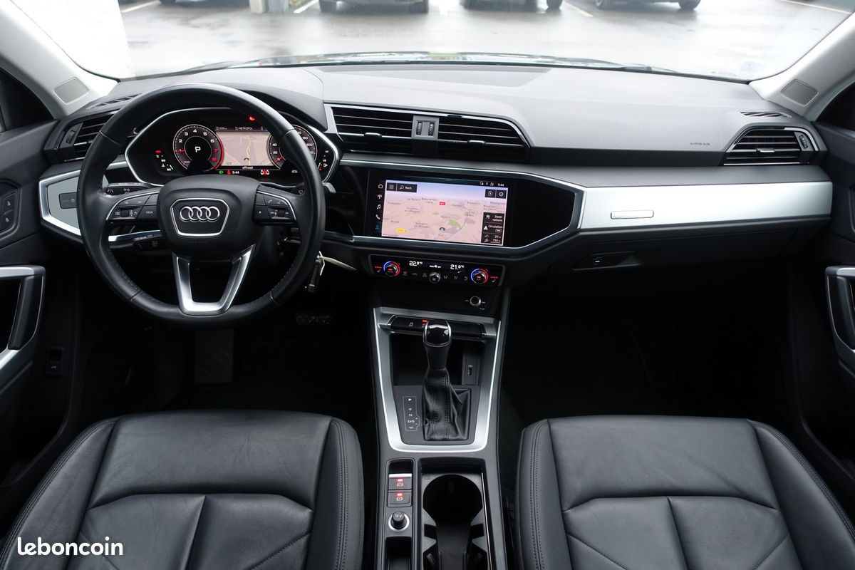 Q3 35 Tfsi 150cv S-Tronic S-Line Virtual cockpit/Toit ouvrant/Cuir chauffant/Gps Europe/Caméra/Hayon électrique/1°Main/Garantie 12 mois (image 8)