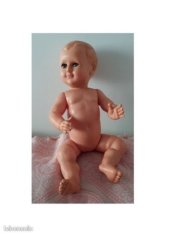 Baigneur / Poupon PETIT COLIN - 15 cm - Années 60 - - Collection