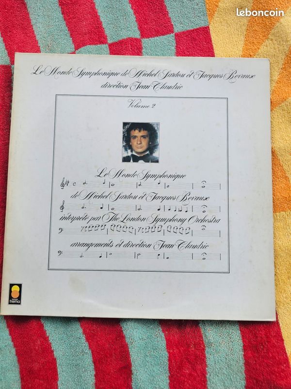S disque vinyle 33T MICHEL SARDOU - le monde symphonique - port réduit (image 1)