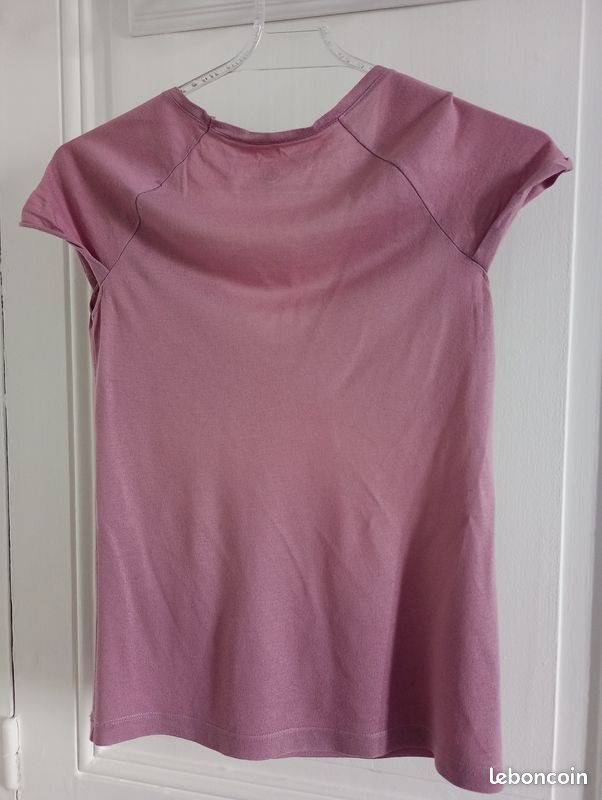 Tshirt violet PETIT BATEAU (image 3)