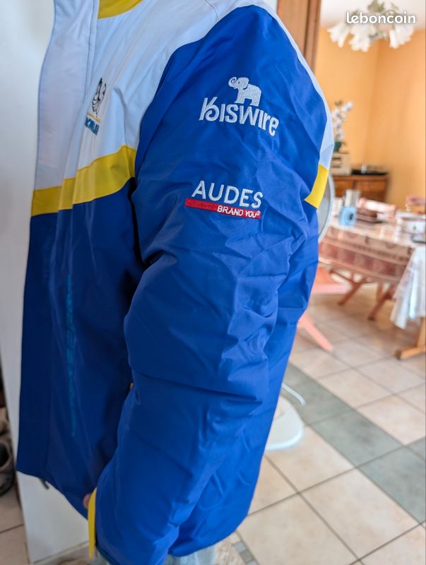 Veste Coupe-vent Michelin Homme Swingster - Bleue, Taille L, Brodée, Fermeture éclair