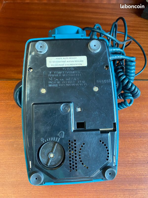 Téléphone vintage socotel bleu (image 3)
