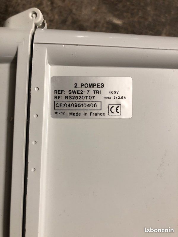 Contrôleur pour deux pompes de relevages (image 3)