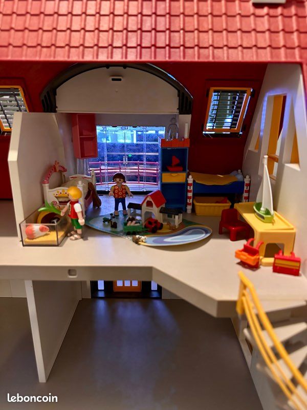 Lot Playmobil Vintage City Life - Bureau, Armoire, Tapis - Set 5333 De 2010 - Occasion