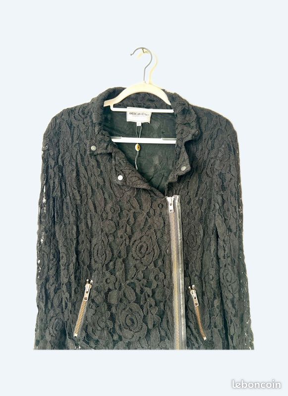 Veste perfecto femme American Retro taille 40 dentelle (image 1)